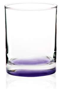 Personalized ROCKS WHISKEY GLASS engraved     PURPLE  