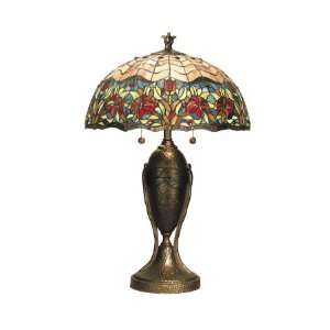  Dale Tiffany Abrahamson 2 Light Table Lamp TT50103