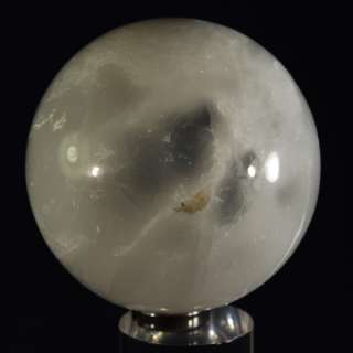 82mm WHITE SELENITE SPHERE Satin Spar Crystal Ball Reiki Healing 