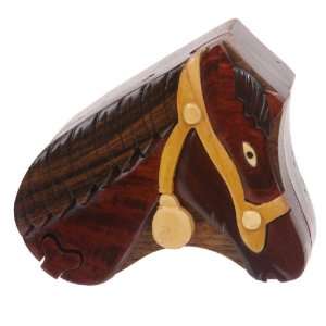  Handcrafted Wooden Animal Shape Secret Jewelry Puzzle Box 