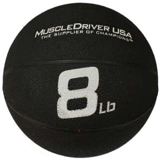 NEW 8 lb Muscle Driver Rubber Medicine ball Bounce med ball Eight 