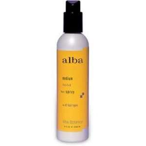  Medium Hold Hair Spray, All Hair Types, 8 fl oz Alba 