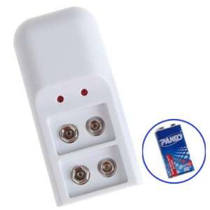  9V NiMH NiCD Rechargeable Battery Charger US Plug 