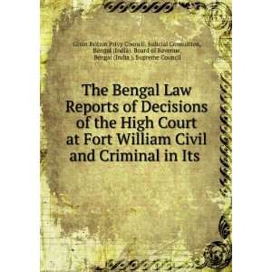  The Bengal Law Reports of Decisions of the High Court at 
