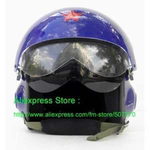    Blue Jet Pilot Flight Helmet   USAF Air Force 