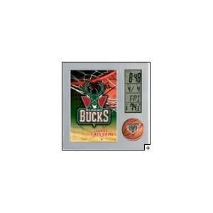  NBA Milwaukee Bucks Team Desk Clock *SALE* Sports 