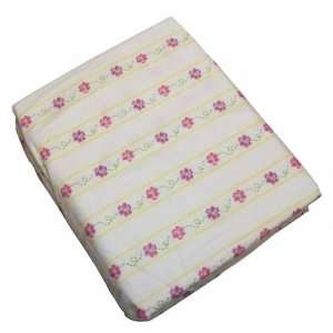 Butterfly Kisses Girls Baby Crib Sheet by Bean Sprout