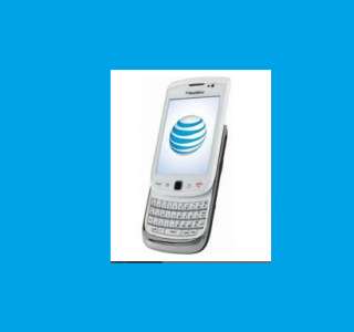 NEW BLACKBERRY AT&T Torch 9800 White Slider 3G 5MP 4GB GPS WIFI PDA 
