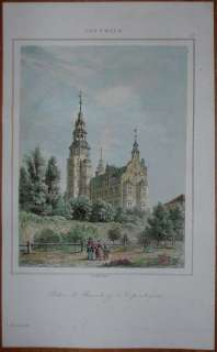 1846 print ROSENBORG CASTLE, COPENHAGEN, DENMARK (#17)  