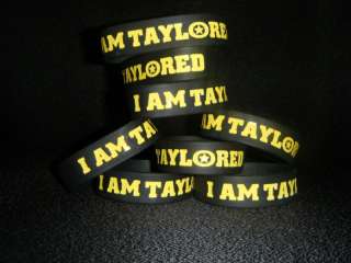 AM TAYLORED Lot of 25 Wiz Khalifa Taylor Gang Rubber Wristband 