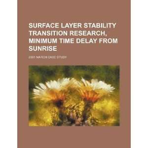  Surface layer stability transition research, minimum time delay 