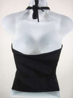 You are bidding on a THEORY Black Halter Top Shirt Sz L. This great 