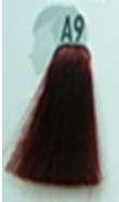 Berina Permanent Hair dye color cream # A09 Garnet Red  