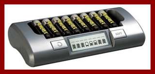 professional battery charger for eight aa aaa nimh nicd batteries