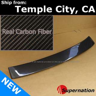 96 03 JDM E39 Five 5 Series Euro Rear Window Roof Spoiler Real Carbon 