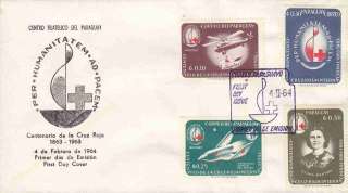 PARAGUAY RED CROSS CENTENARY FDC AAC9449  
