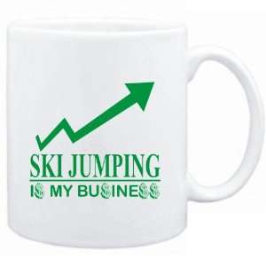  Mug White  Ski Jumping  IS MY BUSINESS  Sports 