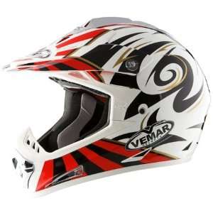  Vemar VRX7 Spinning Full Face Helmet X Large  White 