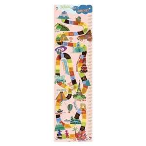  Oopsy Daisy World Wonders Pink Personalized Growth Chart 