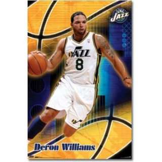  Utah Jazz Deron Williams Sports Poster Print   22x34 