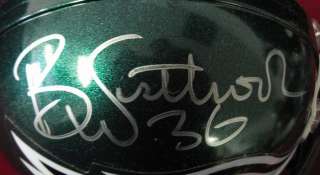 Brian Westbrook Eagles Auto/Signed Mini Helmet JSA  
