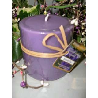  Sweet Pea Scented Round Pillar Candle 13 Oz.