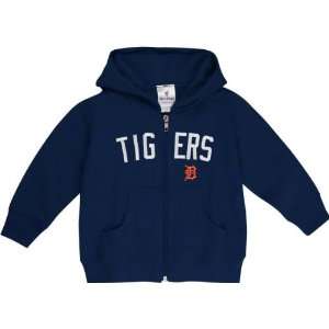  Detroit Tigers Infant Embroidered Logo Full Zip Hooded 