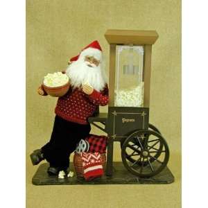  Santa Claus doll by Karen Didion originals Popcorn vendor 