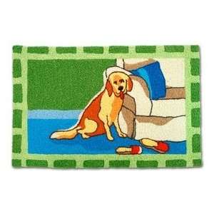  Slipper Dog Washable Accent Rug