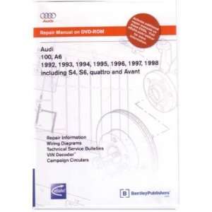  1992 1998 AUDI 100 A6 S4 S6 AVANT Service Manual DVD Automotive