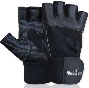 WEIGHT LIFTING GLOVES FITNESS GYM LEATHER M, L, XL  