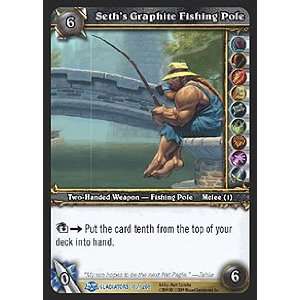  of Warcraft Blood of Gladiators Single Card Seths Graphite Fishing 