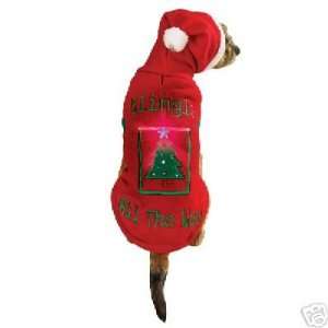  Zack&Zoey Blingle All The Way Holiday Dog Sweater SMALL 