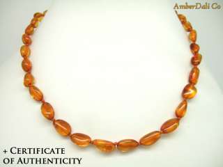 Genuine Baltic Amber Baby Teething Necklace Olive Honey  