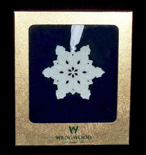 wedgwood original snowflake ornament for your consideration jasperware 