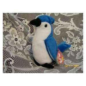  TY Beanie Baby   ROCKET the BlueJay Bird Toys & Games