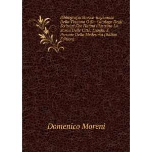   Persone Della Medesima (Italian Edition) Domenico Moreni Books
