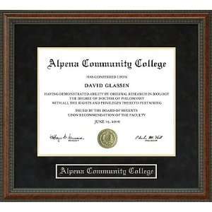  Alpena Community College Diploma Frame