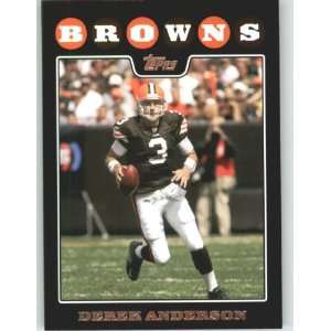 com 2008 Topps Black Limited Edition NFL All Stars # 8 Derek Anderson 