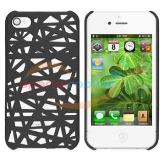Smoke Bird Nest Plastic Case+Privacy Filter Protector For Apple iPhone 