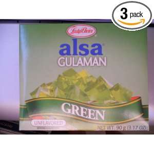 packs Alsa Gulaman Green 90g Ea  Grocery & Gourmet Food