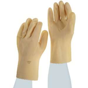 Ansell Canners & Handlers 88 392 Latex Glove, Powder Free, Pinked Cuff 