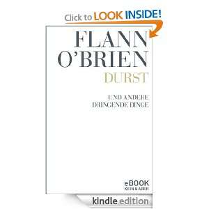 Durst und andere dringende Dinge / eBook (German Edition) Flann O 