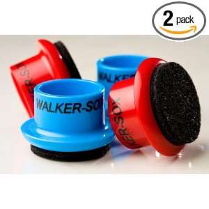  WALKERSOX   Indoor Walker Glides, red Health & Personal 