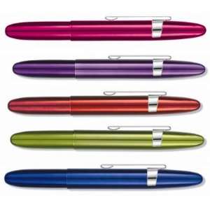  Fisher Pens Translucent Bullet Space Pen w/ Clip (Fuchsia 