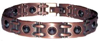 MENS COPPER HIGH POWER GOLF THERAPY MAGNETIC BRACELET  