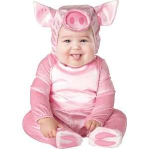 This Lil Piggy Pink Pig Costume Infant Toddler 6M 12M 18M 24M 2T 