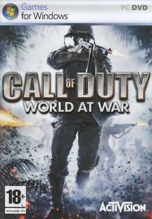 NEW Call of Duty World at War for PC DVD ROM) SEALED NEW 047875332478 