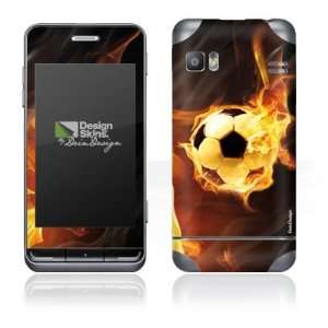  Design Skins for Samsung Wave 723   Burning Soccer Design 