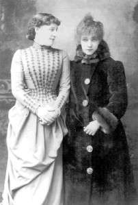 Lillie Langtry and Sarah Bernhardt  1887 actress singer  